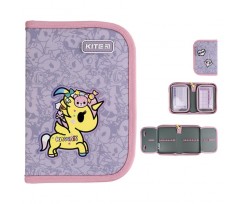 Пенал Kite tokidoki 2 отвороты сиреневый (TK24-622)