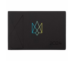 Щотижневик датований Leo Planner Spirit 2024 10х15 см 128 сторінок сірий (252468)