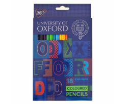 Олівці кольорові Yes Oxford 18 кольорів (290542)
