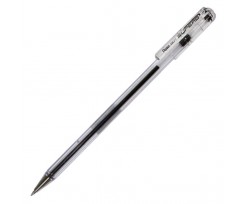 Ручка кулькова Pentel 0.7 мм, прозора, чорний (BK77-A)