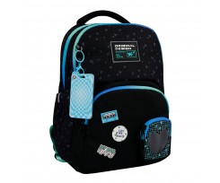 Рюкзак школьный Yes Hearty 43x29x13 см 16 л черный (550031)