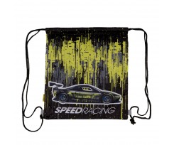 Сумка для взуття 1Вересня Speed Racing 40x35 см жовтий (533494)