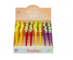 Ручка шариковая Maxi Fruits 0.6 мм синий (Z20027)
