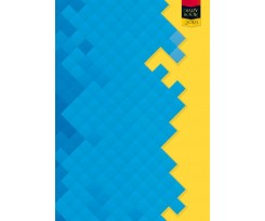 Щоденник датований Аркуш А5 352 сторінки жовто-блакитний" (110768) (асорті)