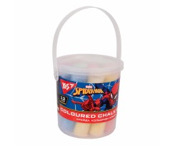 Крейда Yes Jumbo Marvel.Spiderman у відрі 12 шт кольорова (400455)
