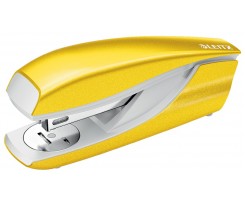 Степлер Leitz Wow cкоба №24/6 26/6 до 30 аркушів жовтий металік (5502-10-16)