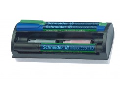 Комплект з 4-х маркерів Schneider Maxx 110 1-3 мм з губкоюасорті (S111098)