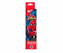Олівці кольорові Yes Marvel.Spiderman 6 кольорів (290700)