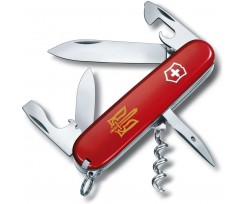 Складаний ніж Victorinox Spartan Ukraine 12 функцій червоний (Vx13603_T0305u)