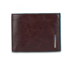 Портмоне Piquadro Blue Square 13x9.7x2 см коричневий (PU1517B2_MO)