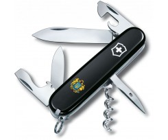 Складаний ніж Victorinox Spartan Ukraine 12 функцій чорний (Vx13603.3_T0400u)