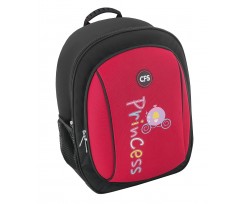 Рюкзак Cool For School Princess 38x30x15см черно-красный (CF85413)