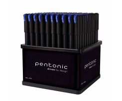 Ручка гелевая Linc Pentonic дисплей 100 шт 0.6 мм синяя (412039)