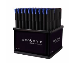 Ручка гелева Linc Pentonic дисплей 100 шт 0.6 мм синя (412039)