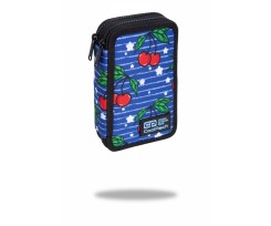 Пенал з наповненням COOLPACK JUMPER 2 DOUBLE DECKER PENCIL CASE CHERRIES 19,5х12,5х5см (C66238)