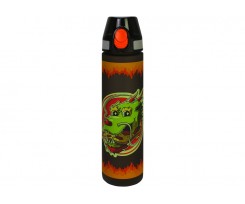 Бутылка для воды Cool for School Fire Dragon 750 мл черная (CF61313)