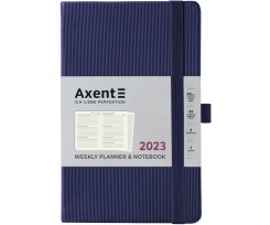 Щотижневик Axent Partner Lines 125x195 мм 96 аркушів темно синій (8515-23-02-A)
