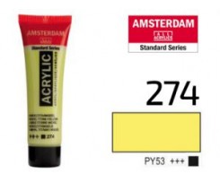 Краска акриловая Royal Talens AMSTERDAM 274 Никелево-титановый желтый 20 мл (17042740)