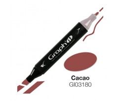 Маркер двосторонній Graph'it Какао 3180 (GI03180)
