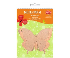 Набір основ для розпису та декорування ROSA TALENT Метелики 5 шт ДВП (4801191)