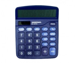 Калькулятор Assistant 103х138 мм 12 розрядів фіолетовий (AC-2312 violet)