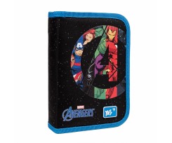 Пенал твердий Yes Marvel Avengers 13х21х4 см чорний (533147)