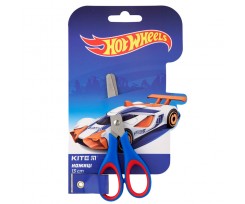 Ножиці дитячі Kite Hot Wheels, з гумовими вставками, 13см (hw19-123)