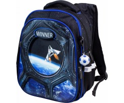 Рюкзак Winner Stile 29х17.5х38.5 см чорно-синій (8071)