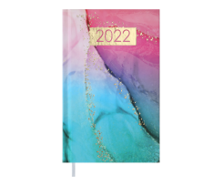 Щотижневик датований Buromax Miracle 2022 А6 128 аркушів рожево-бірюзовий (BM.2888-06)