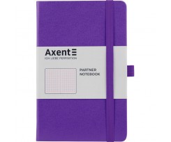 Книга записна Axent Partner A5- 96 аркушiв крапка фіолетова (8306-11-A)