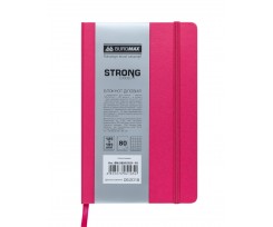 Блокнот деловой Buromax Strong 125x195 мм 80 листов клетка розовый (BM.29912101-10)