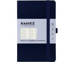 Щотижневик недатований Axent Strong A5- 96 сторінок синій (8602-21-02-A)