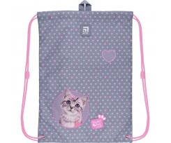 Сумка для взуття Kite Education Studio Pets 46x33 см фіолетова (SP22-600M-1)