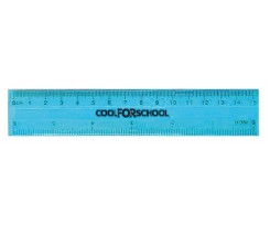 Лінійка Cool for school Neon 15 см блакитна (CF81337)