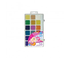 Фарби акварельні Kite My Little Pony, в пластиковому пеналі, 18 кольорів (lp17-042)