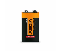 Батарейка солевая Videx 6F22/9V SHRINK Крона 1шт (4820118291062)