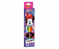 Олівці кольорові YES Minnie Mouse 6 кольорів (290650)