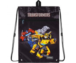 Сумка для обуви Kite Transformers с карманом, 46x33 см, полиэстер, черный (TF20-601M-2)