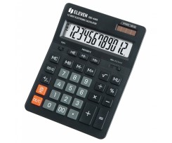Калькулятор Eleven бухгалтерский 12-разрядный черный (SDC-444S-el)