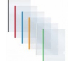 Папка Economix с планкой-зажимом А5 полипропилен ассорти (Е31261)