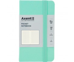 Книга записна Axent Partner 95х140 мм клітинка 96 аркушів м'ятна (8301-44-A)
