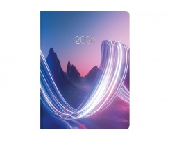 Дневник датированный 2026 Economix Color A5 336 страниц принт (E21863)