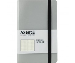 Книга записна Axent Partner Soft A5- 96 аркушiв крапка срiбна (8312-34-A)