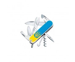 Ніж складний Victorinox Climber Ukraine Герб 14 функцій (Vx13703.7R3)