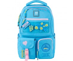 Рюкзак Kite Education teens 42x29x17 см 17 л синий (K24-2587M-6)