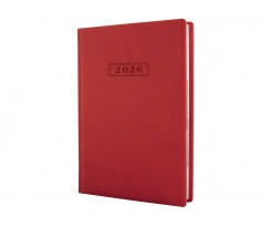 Дневник датированный 2026 Optima Vivella A5 352 страницы оранжевый (O25230-06)