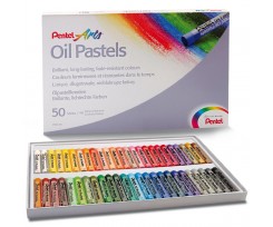 Крейда пастельна Pentel 50 штук асорті (PHN4-50)