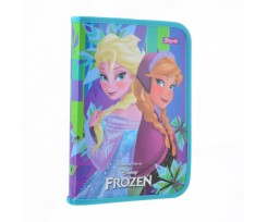 Папка для тетрадей 1 Вересня Frozen В5 пластиковая на молнии (491580)