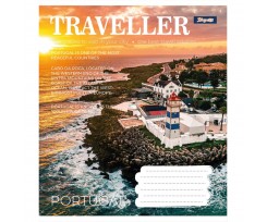 Зошит для записів 1 Вересня Traveller А5 96 аркушів лінія (766504)