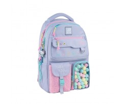 Рюкзак Kite Hello Kitty 42x29x17 см 17 л блакитний (HK25-2587M)